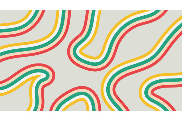 Download Irregular Wavy Lines in Pastel Colors - Irregular Collection