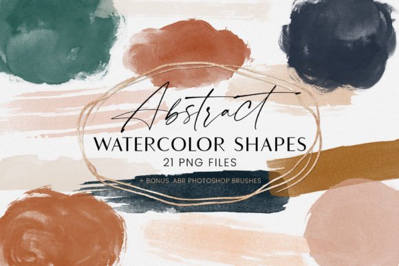 Download Abstract Watercolor Shapes Forms Brushes - Watercolor shapes Collection