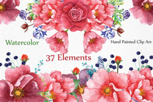 Download Watercolor Peonies Clipart, Wedding Clip Art Floral Clip Art Roses Peonies Clipart DIY Elements Wedding Invitation - Wedding Collection