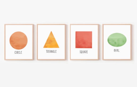Download Watercolor Shapes Collection, Shapes Set - Watercolor shapes Collection