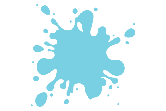 Download Water Splash. Blue Paint Blob. Liquid St - Paint Collection