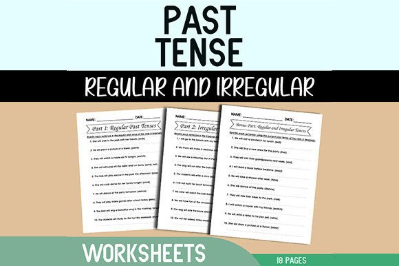 Download Past Tense Regular and Irregular Verb - Premium Resources