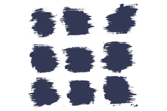 Download Acrylic Paint Splash Brush Stroke Set - Paint Collection